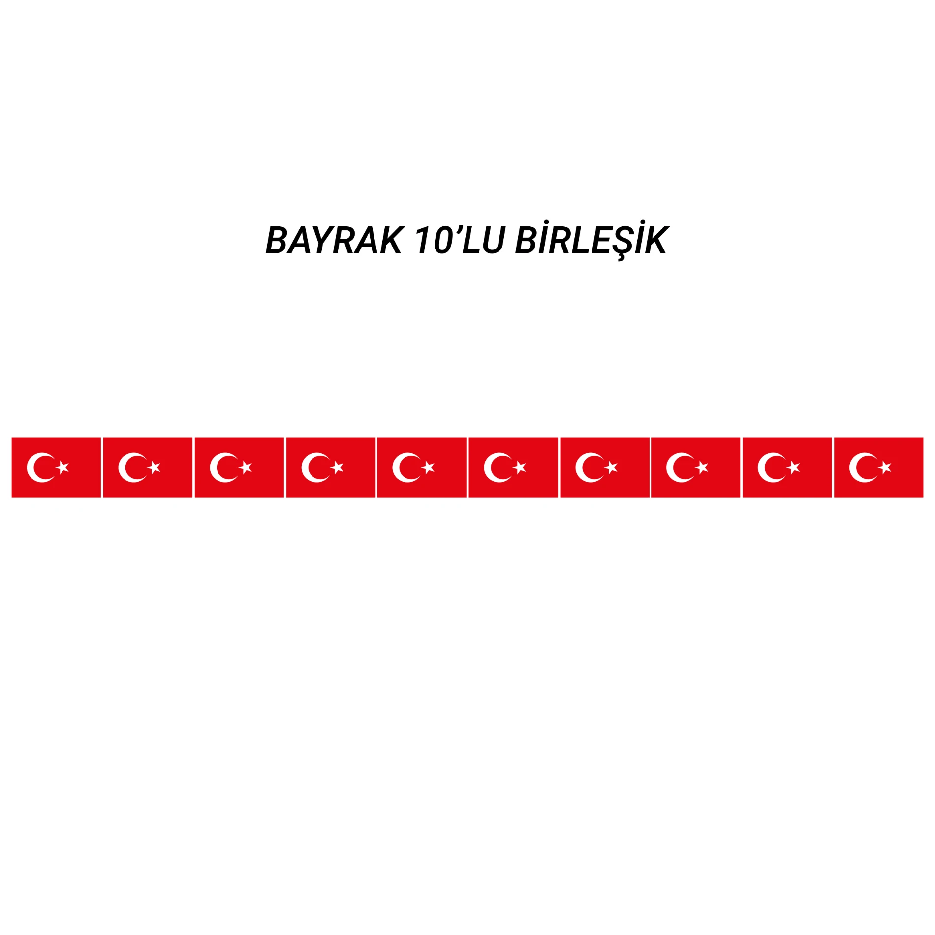 Türk Bayrağı (Model-3) 