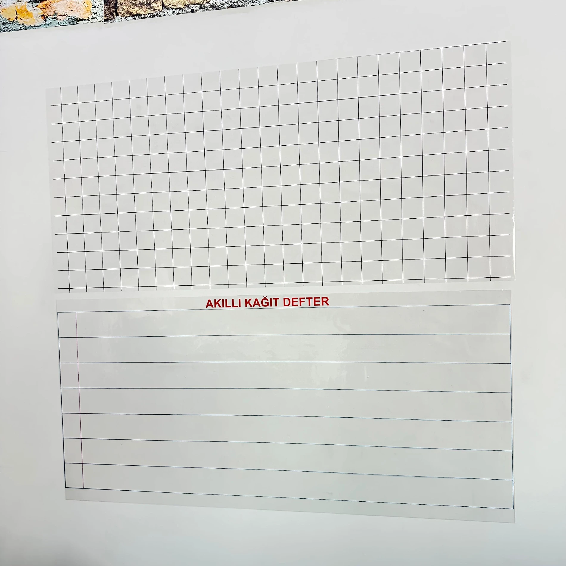 Statik Kağıt Çizgili Ve Kareli Defter 