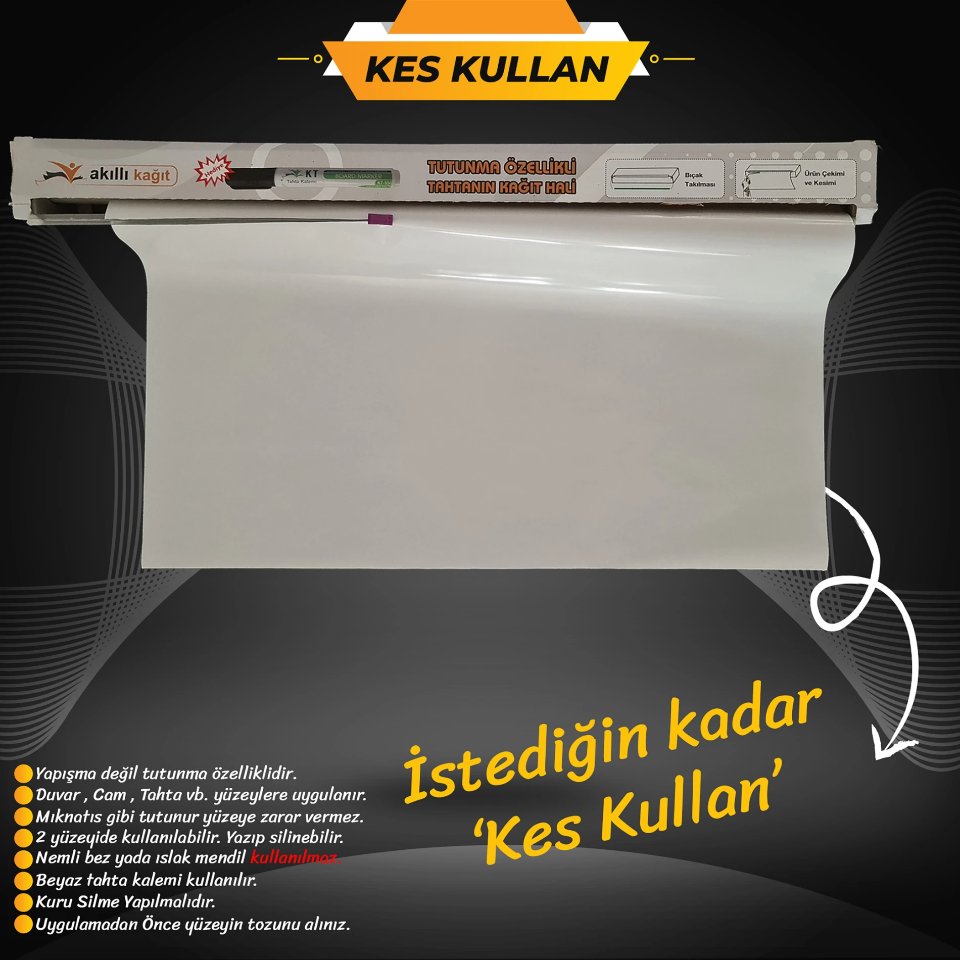 Statik Kağıt Kes Kullan