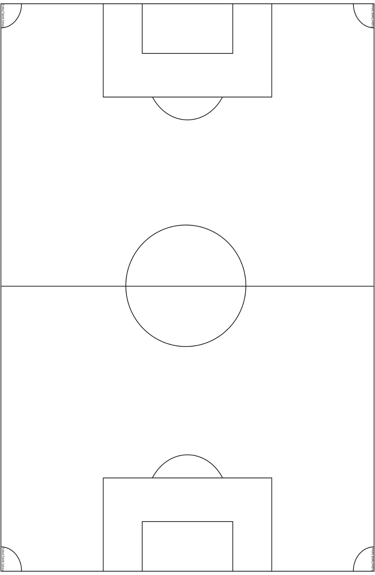 Statik Kağıt Futbol Taktik Tahtası 