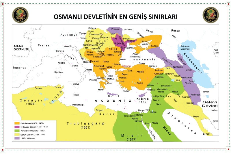 Statik Kağıt Osmanlı Haritası