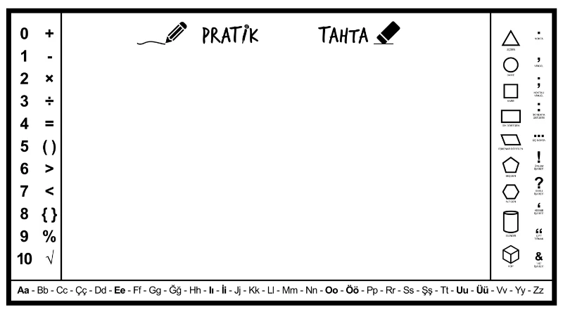 Statik Kağıt Pratik Tahta