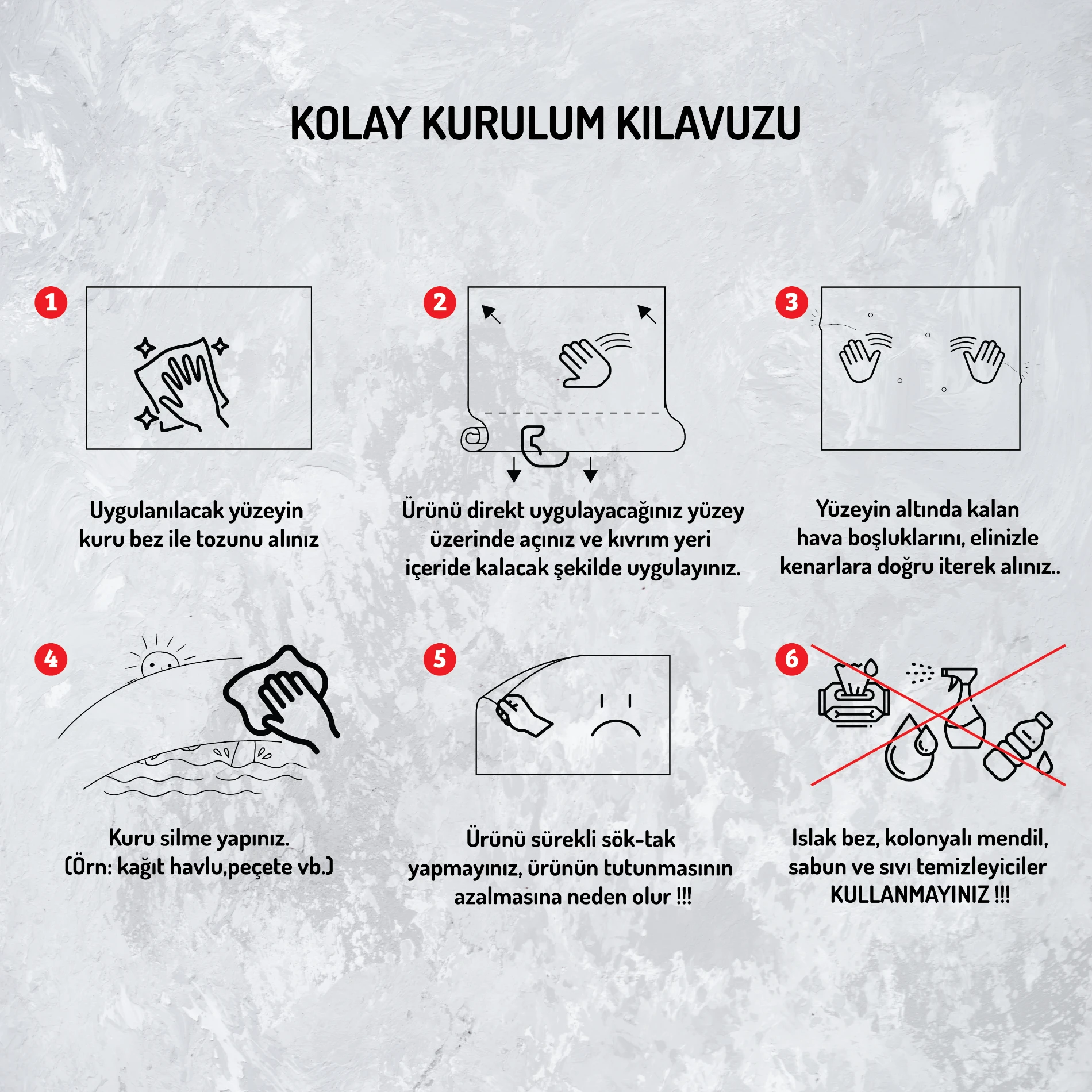 Statik Tutunma Özellikli Tablo - Poster Motivasyon (Model- 1) 