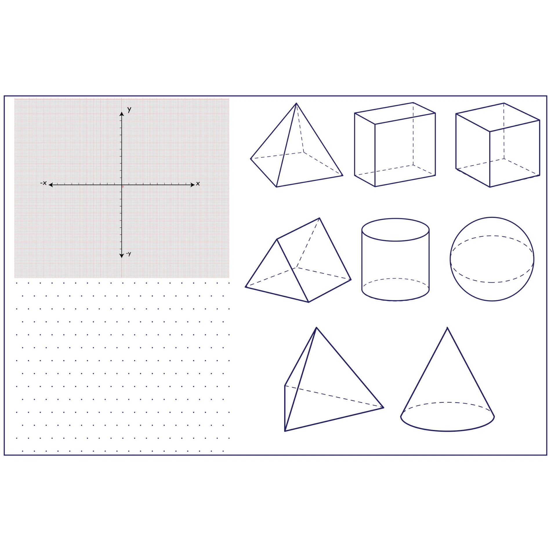 Statik Kağıt  Geometrik Cisimler Ve Koordinat Sistemi 