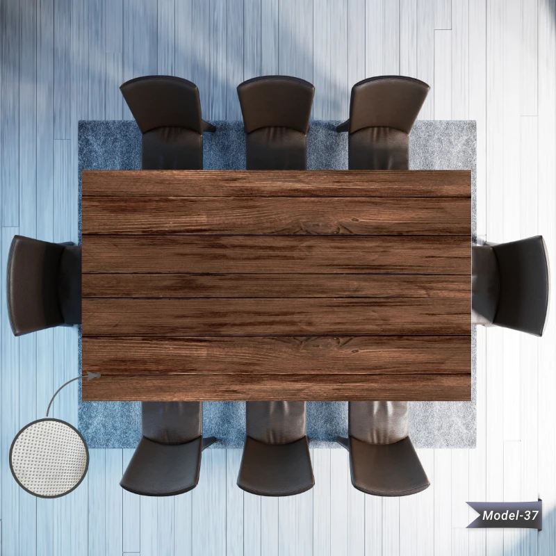 Yapışkanlı Desenli Masa - Sehpa Kaplama (Model- 37)