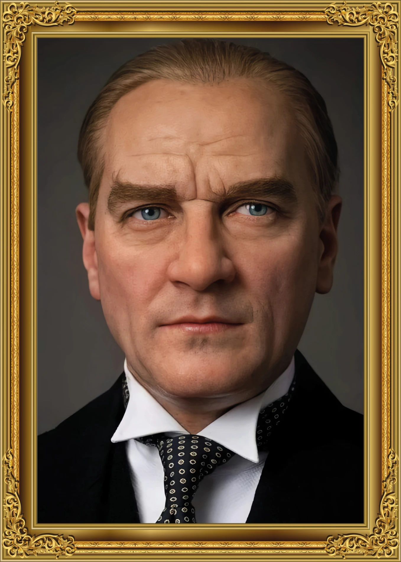 Statik Tutunma Özellikli Tablo - Poster Atatürk (Model- 4) 