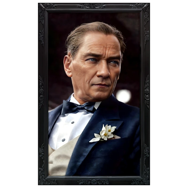 Statik Tutunma Özellikli Tablo - Poster Atatürk (Model- 6)