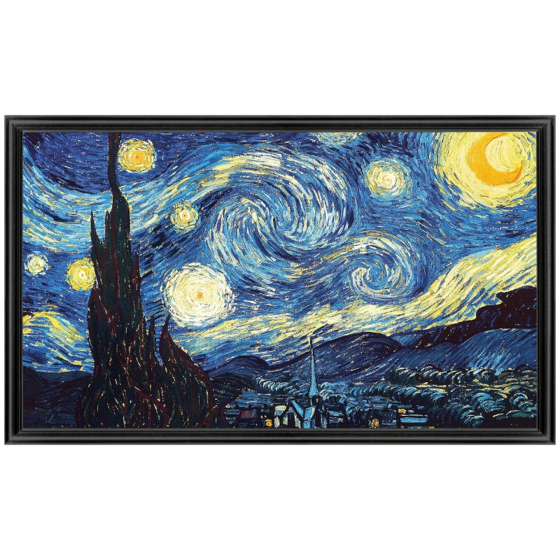 Van Gogh Yıldızlı Gece Tablo - Poster Dünyaca Ünlü (Model- 4)