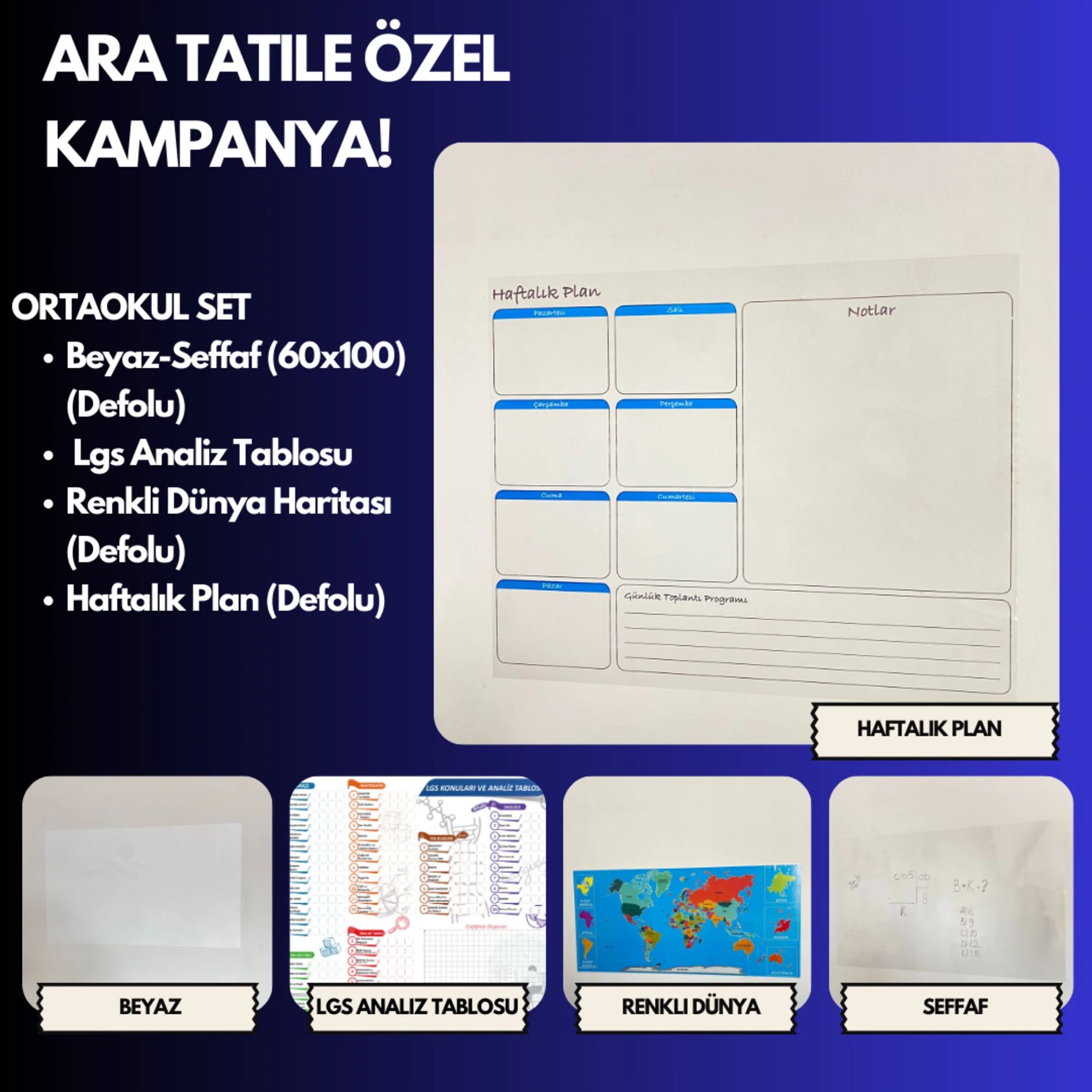 Ara Tatile Özel Kampanya 