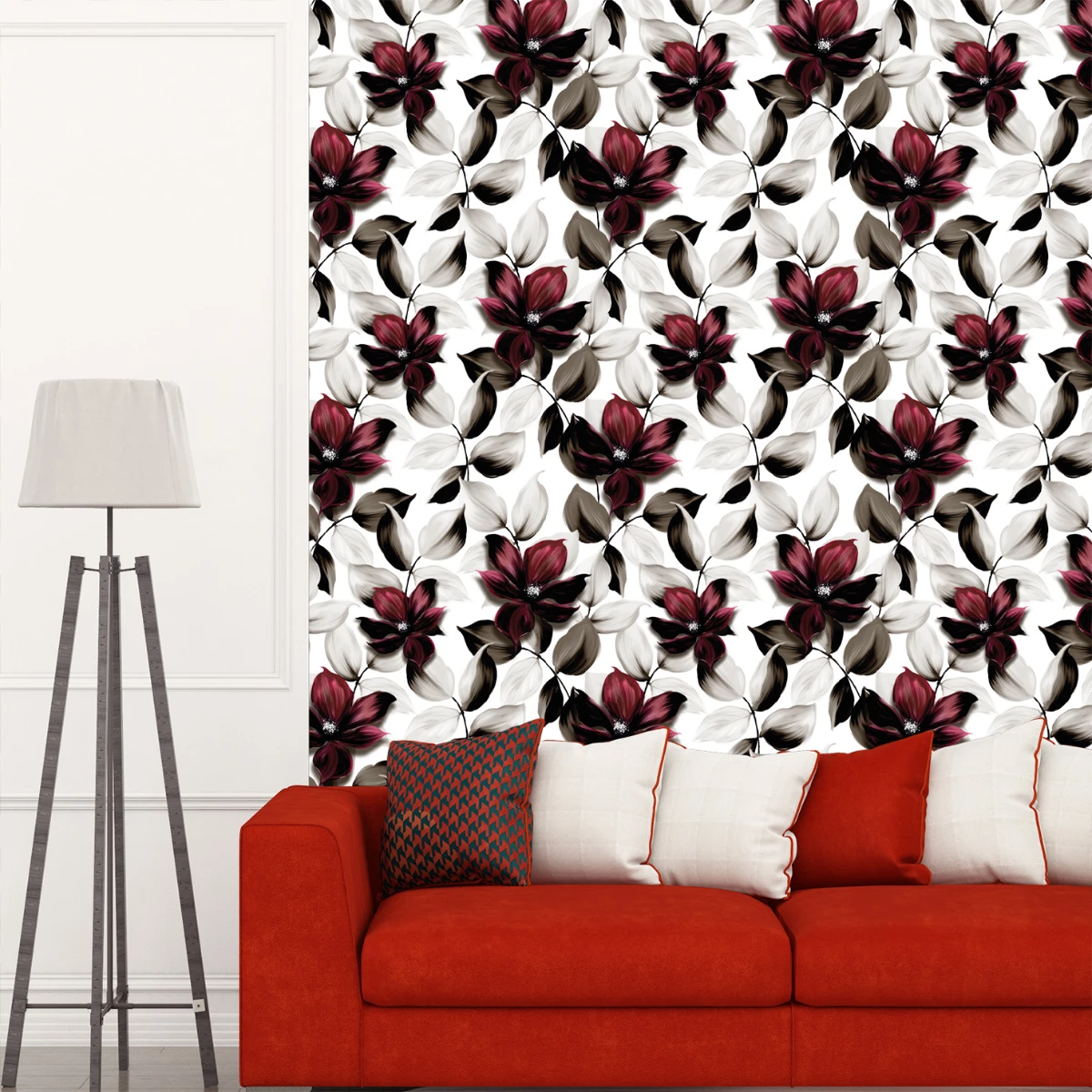 Duvar Kağıdı Çiçek Desen (Model -2049)