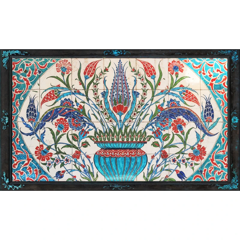 Statik Tutunma Özellikli Tablo - Poster Çini (Model- 14)