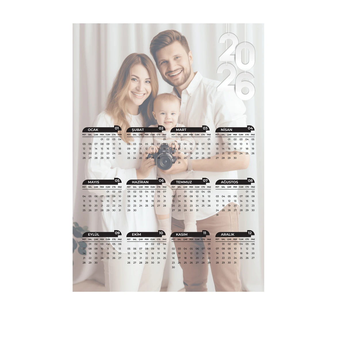 Kişiselleştirilmiş Takvim 