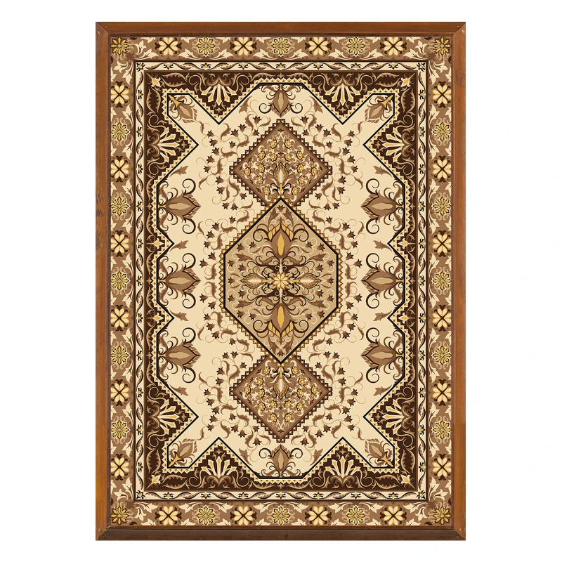 Statik Tutunma Özellikli Tablo - Poster Halı Desen (Model- 5)