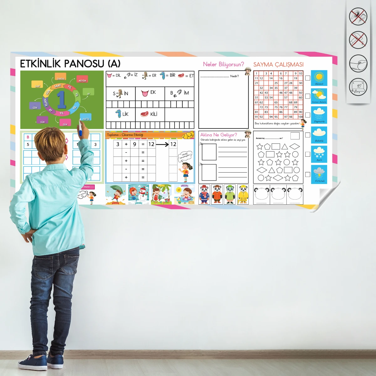 Statik Kağıt Etkinlik Panosu (A)