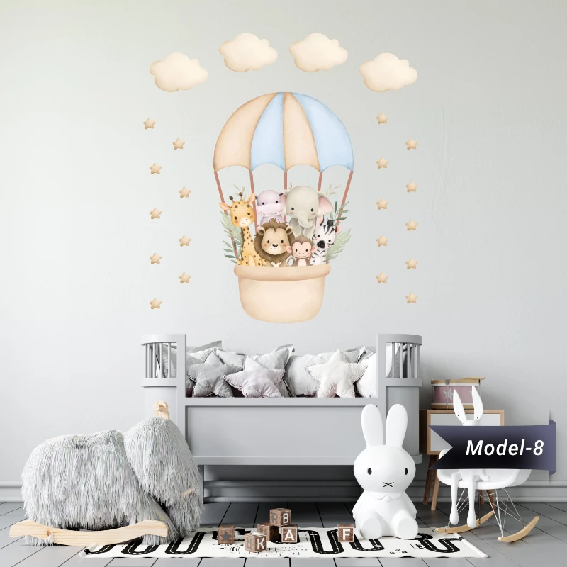 Çocuk Uçan Balon Sticker (Model-8)