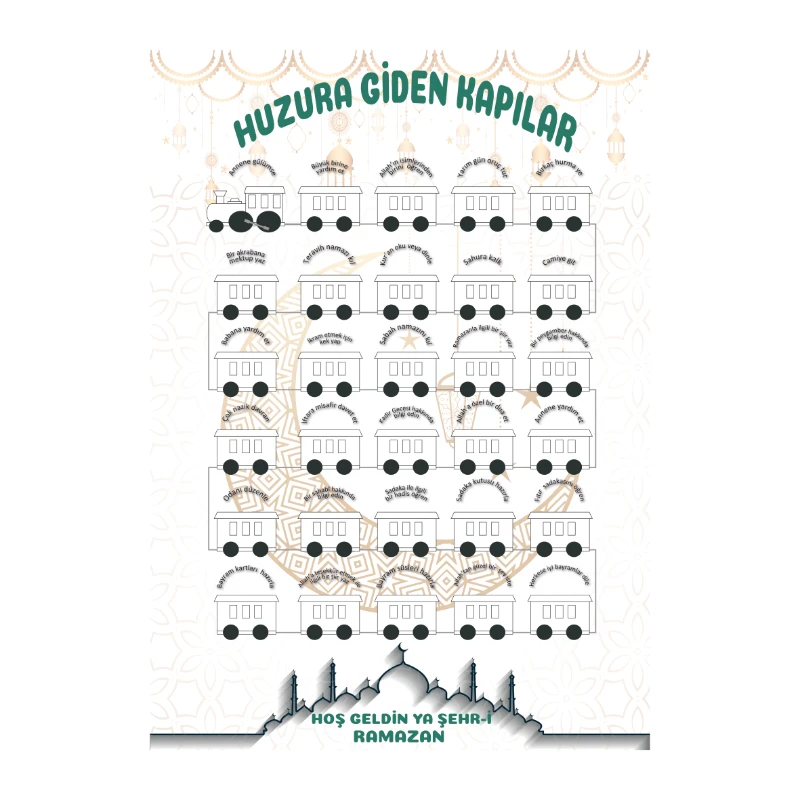 Statik Kağıt Huzur Treni