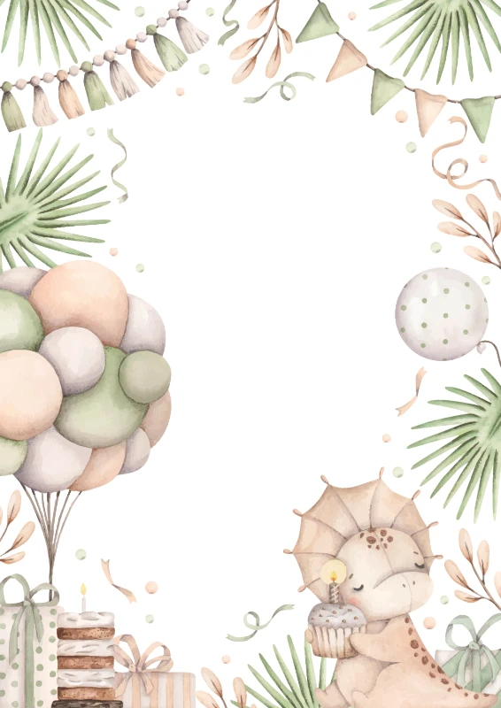 Statik Tutunma Özellikli Doğum Günü Tablo - Poster Özel Gün ( Model - 5)