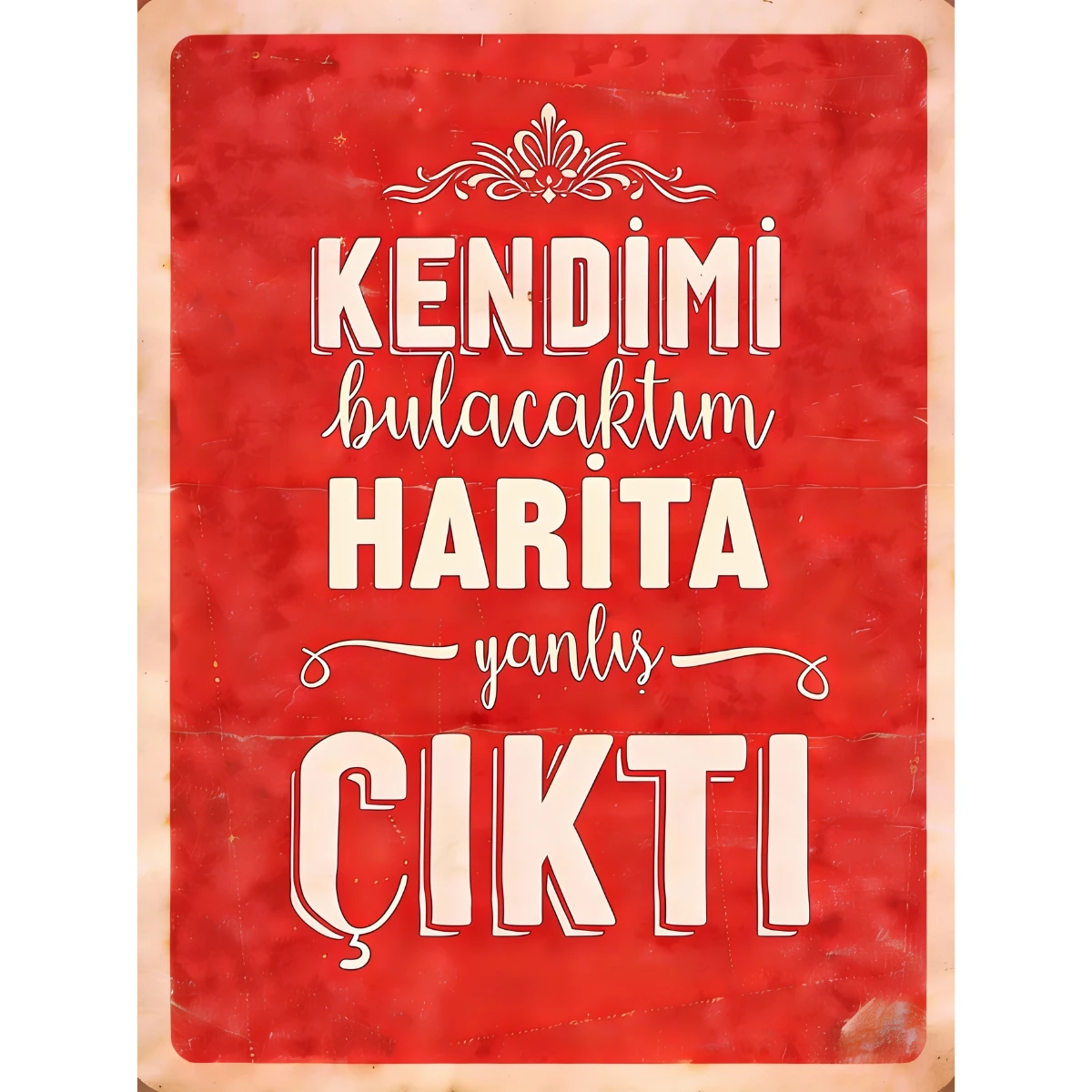 Statik Tutunma Özellikli Tablo - Poster Mizah (Model -11) 