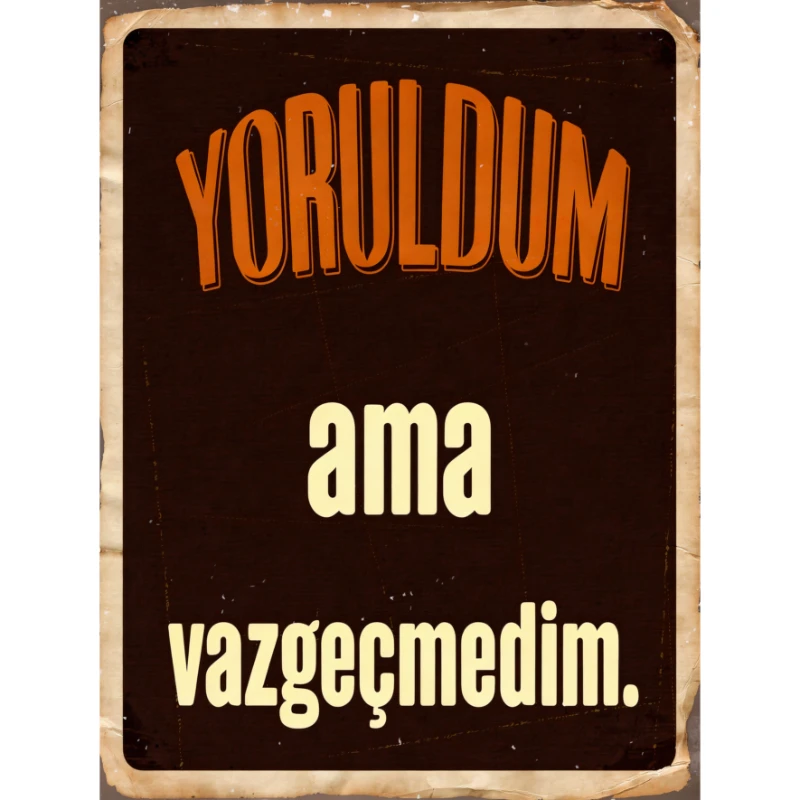 Statik Tutunma Özellikli Tablo - Poster Mizah (Model -4)