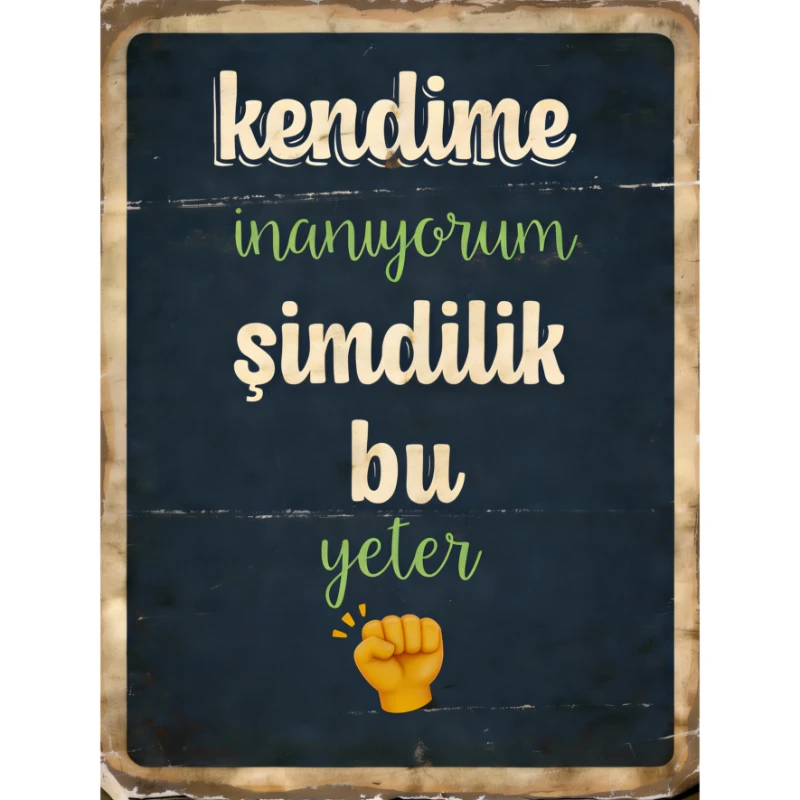 Statik Tutunma Özellikli Tablo - Poster Mizah (Model -5)