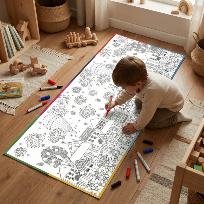 Boyama Kağıdı Taş Sokak