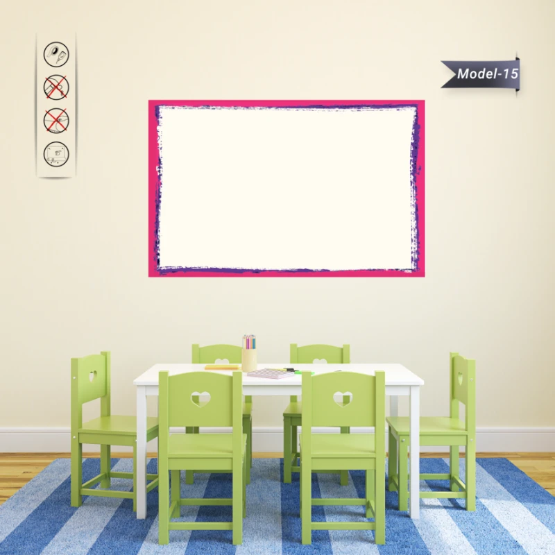 Yapışkanlı Renkli Profesyonel Tahta ( Model -15)