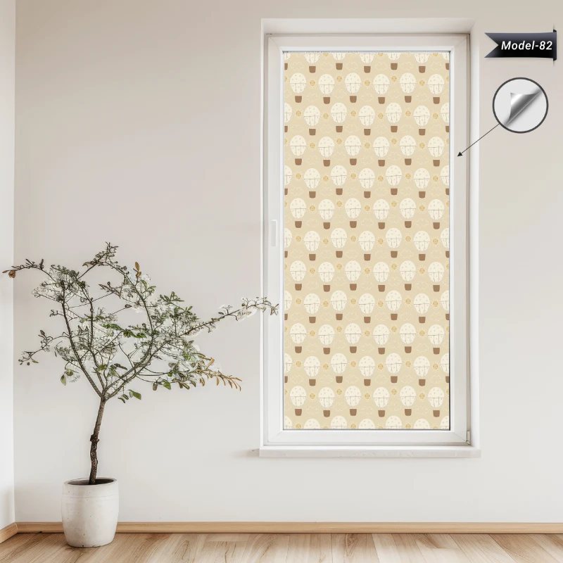 Desenli Cam Kaplama (Model -82)