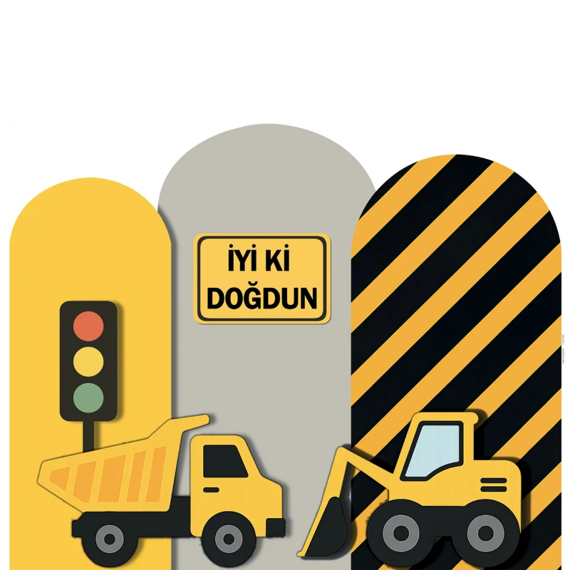 Statik Tutunma Özellikli Doğum Günü Tablo - Poster Özel Gün ( Model - 3)