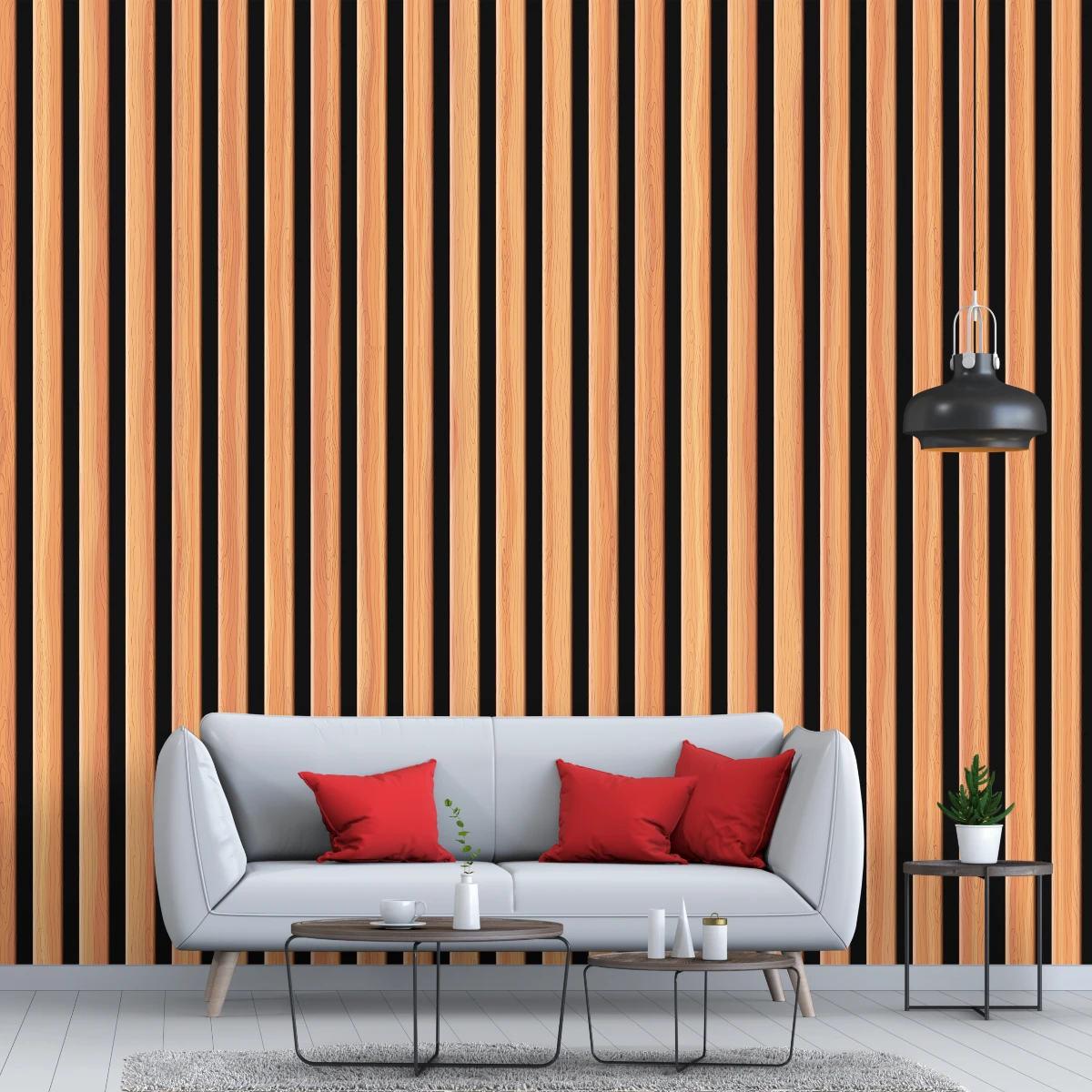 Duvar Kağıdı Çıta Desen (Model -9039)