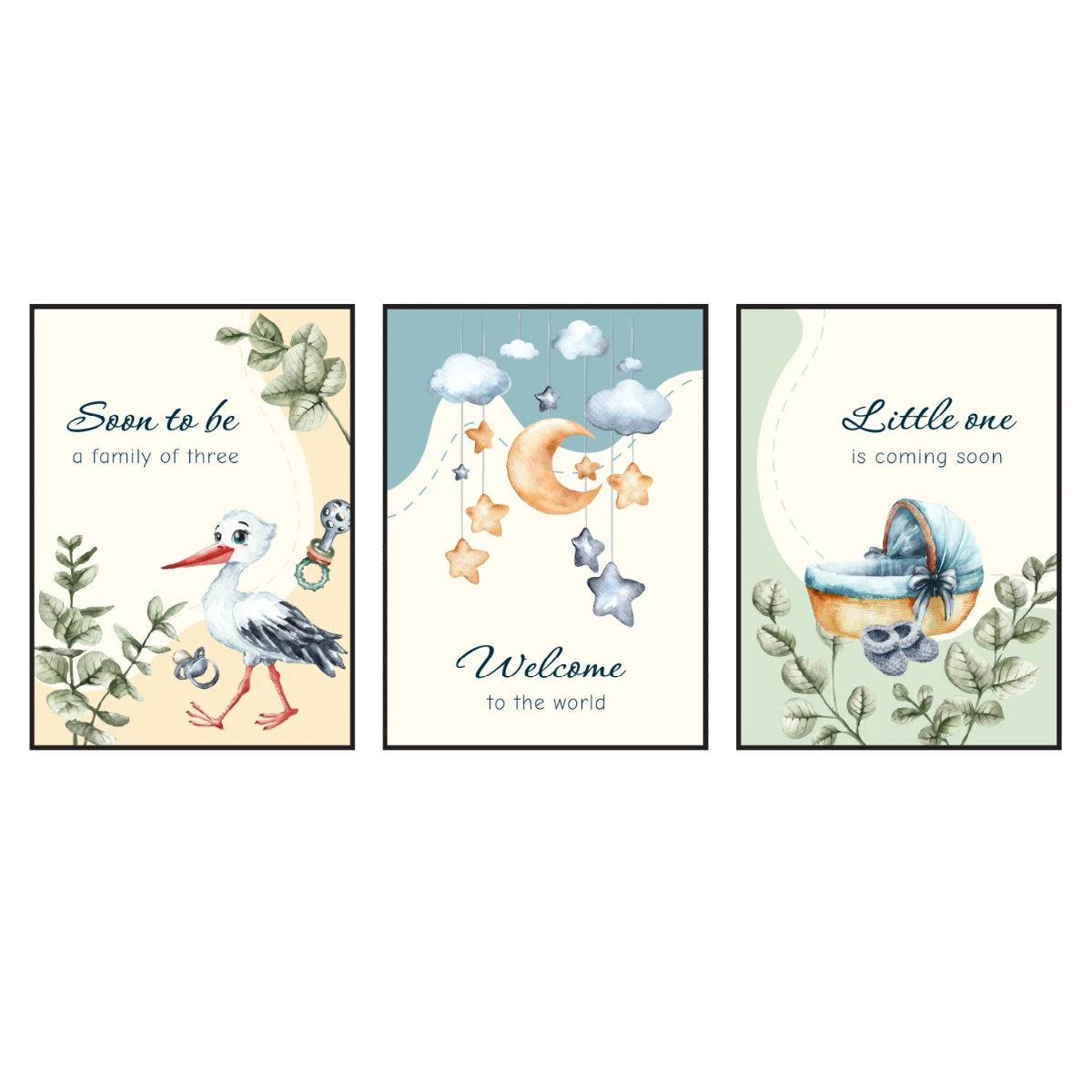 Statik Tutunma Özellikli Tablo - Poster Çocuk Odası (Model-16)