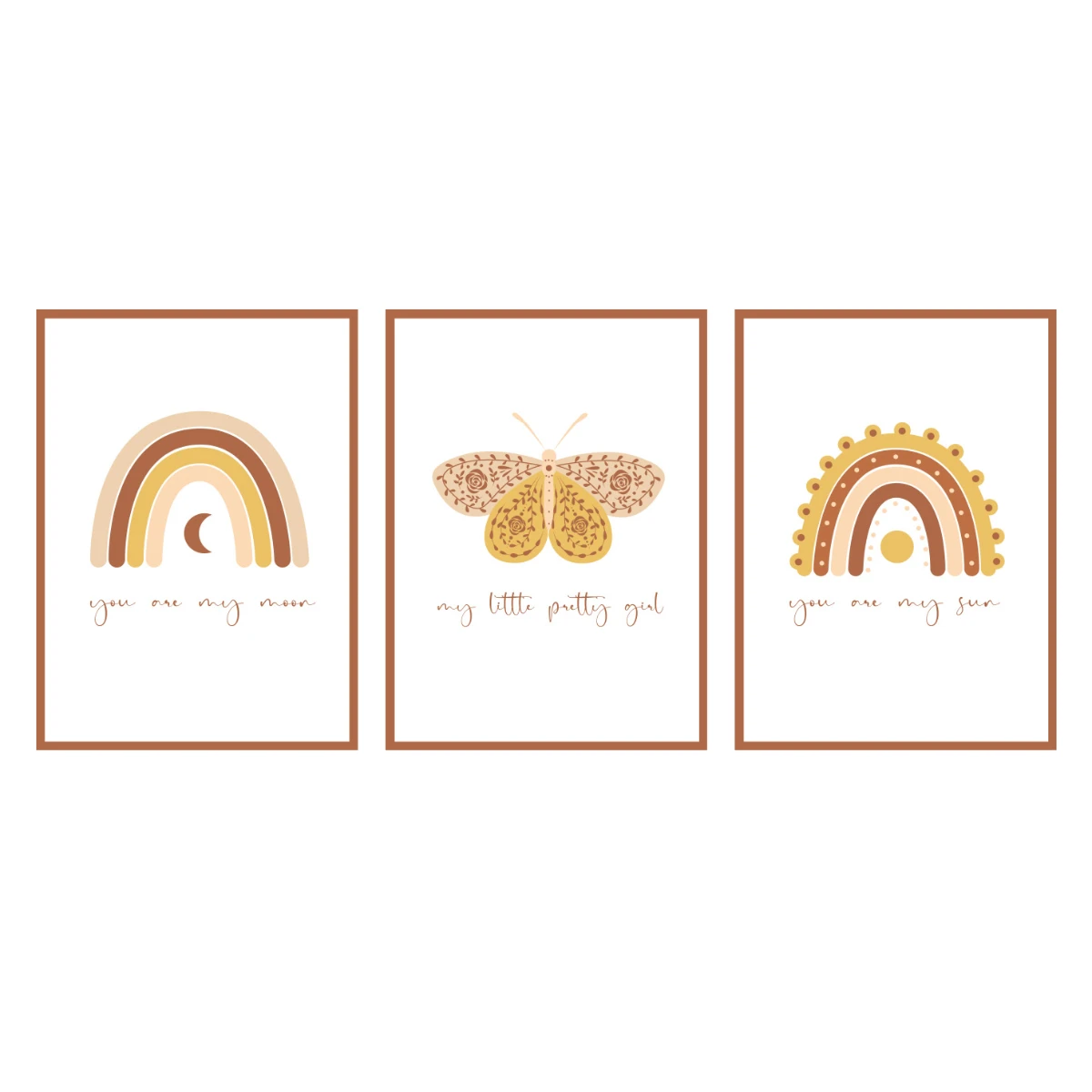 Statik Tutunma Özellikli Tablo - Poster Çocuk Odası (Model-17) 