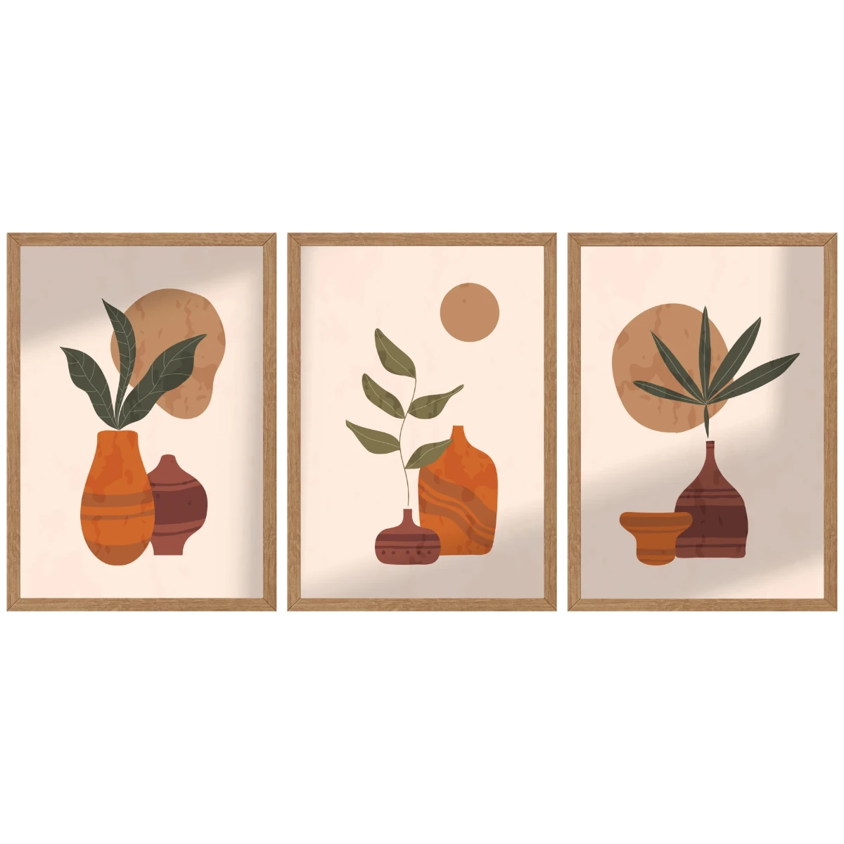 Statik Tutunma Özellikli Tablo - Poster Modern (Model-6) (50X70) 