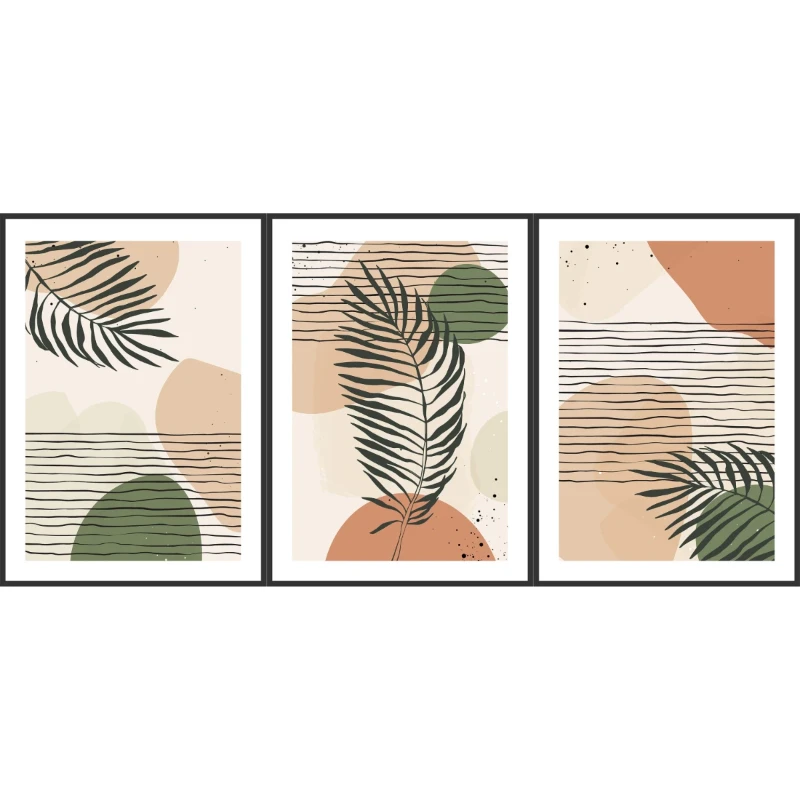 Statik Tutunma Özellikli Tablo - Poster Modern (Model- 21) (50X70)