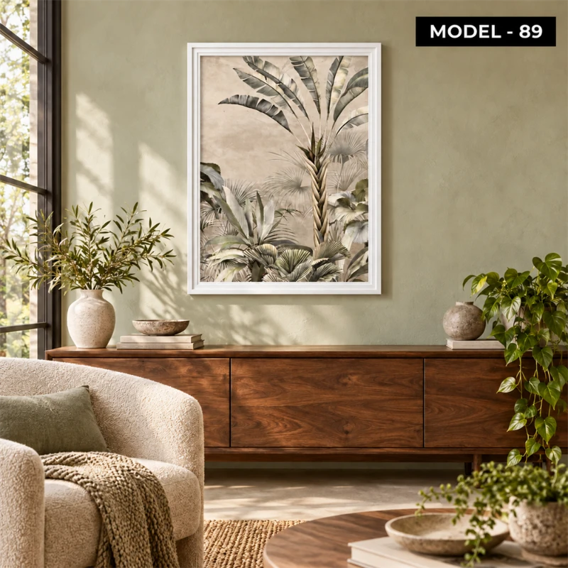 Yapışkanlı Keçe Tablo - Poster Çiçek (Model- 89)