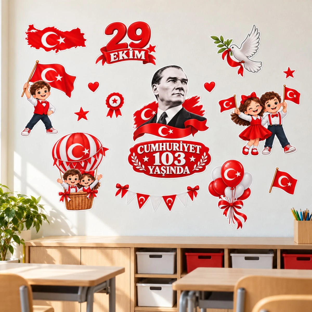29 Ekim Sticker (Model-29)