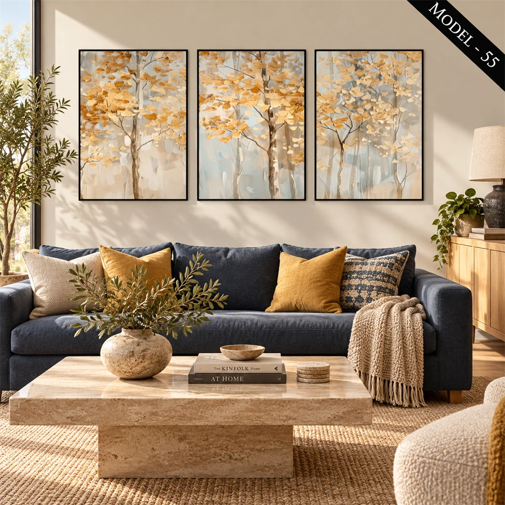 Yapışkanlı Keçe Tablo - Poster Çiçek (Model-55)