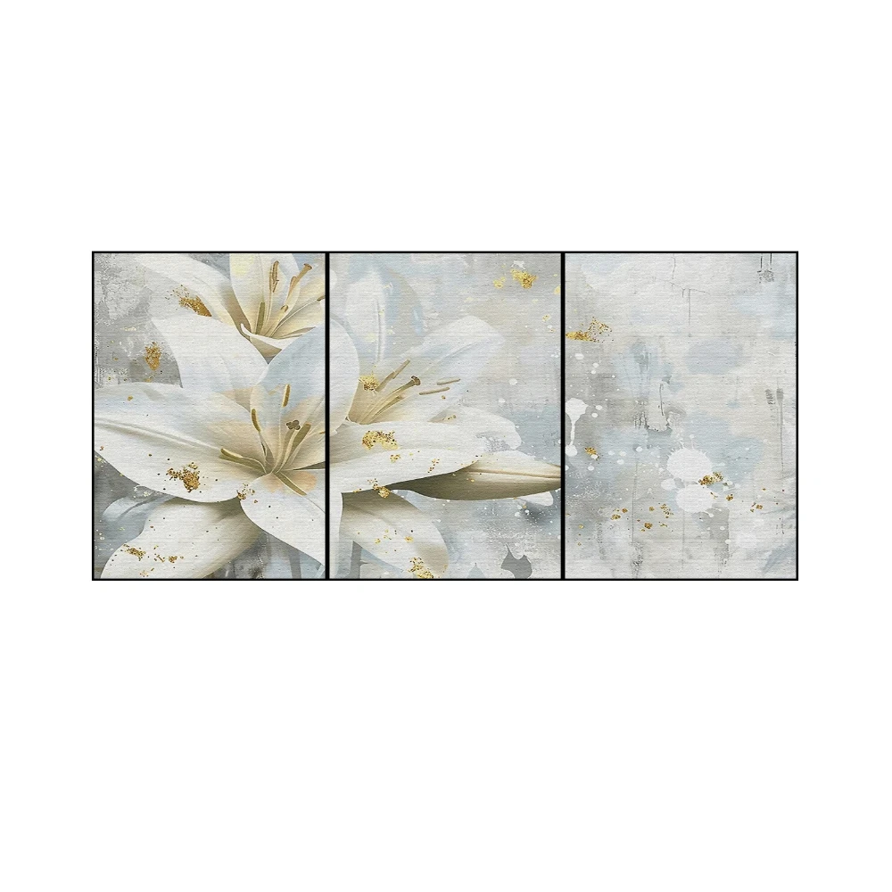 Yapışkanlı Keçe Tablo - Poster Çiçek (Model- 82) 