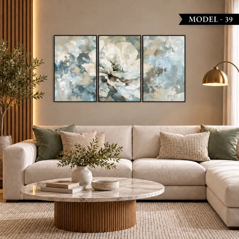 Yapışkanlı Keçe Tablo - Poster Çiçek (Model- 39)