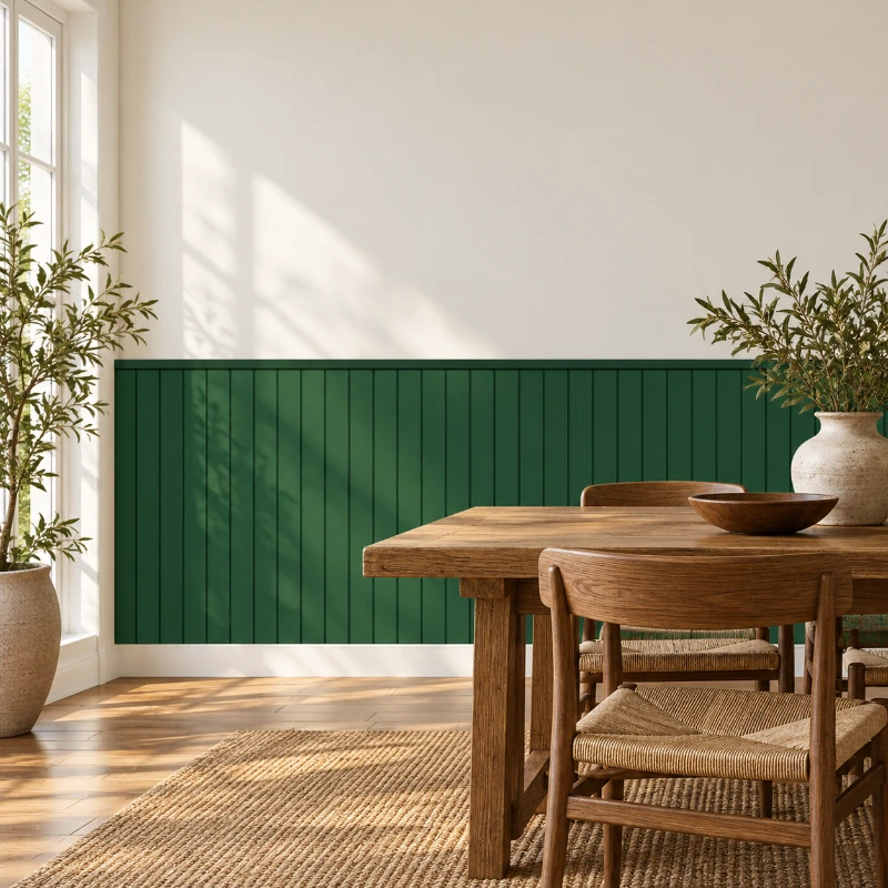 Yapışkanlı Keçe Duvar Kağıdı Çıta Desen (Model - 9031)
