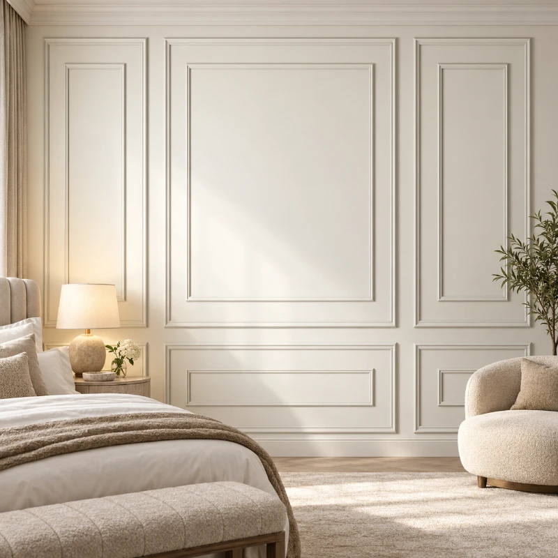 Yapışkanlı Keçe Duvar Kağıdı Çıta Desen (Model - 9036)