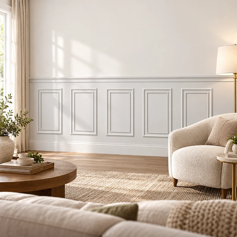 Yapışkanlı Keçe Duvar Kağıdı Çıta Desen (Model - 9045)