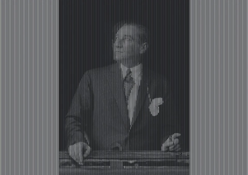Hareket Efektli Atatürk Portresi