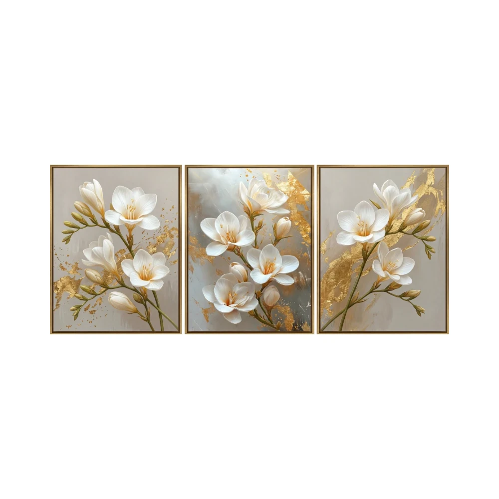 Yapışkanlı Keçe Tablo - Poster Çiçek (Model-109) 