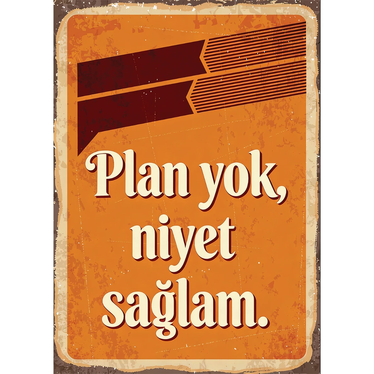 Statik Tutunma Özellikli Tablo - Poster Mizah (Model -16) 