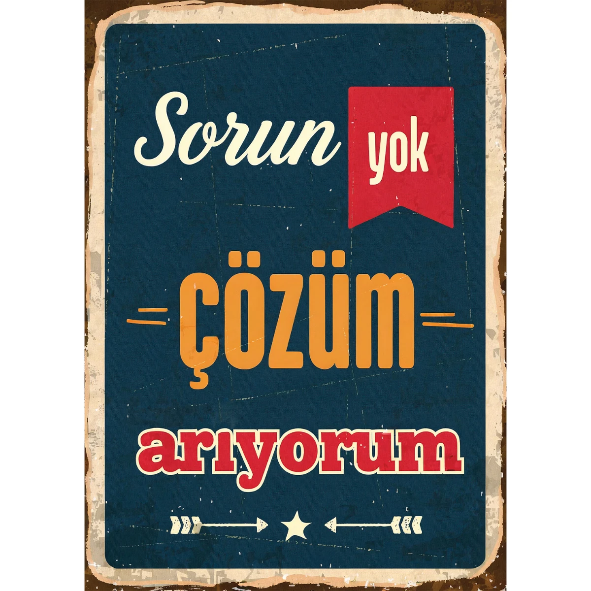 Statik Tutunma Özellikli Tablo - Poster Mizah (Model -18) 