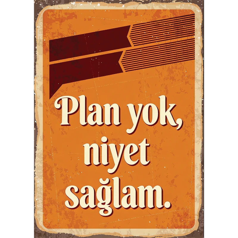 Statik Tutunma Özellikli Tablo - Poster Mizah (Model -16)