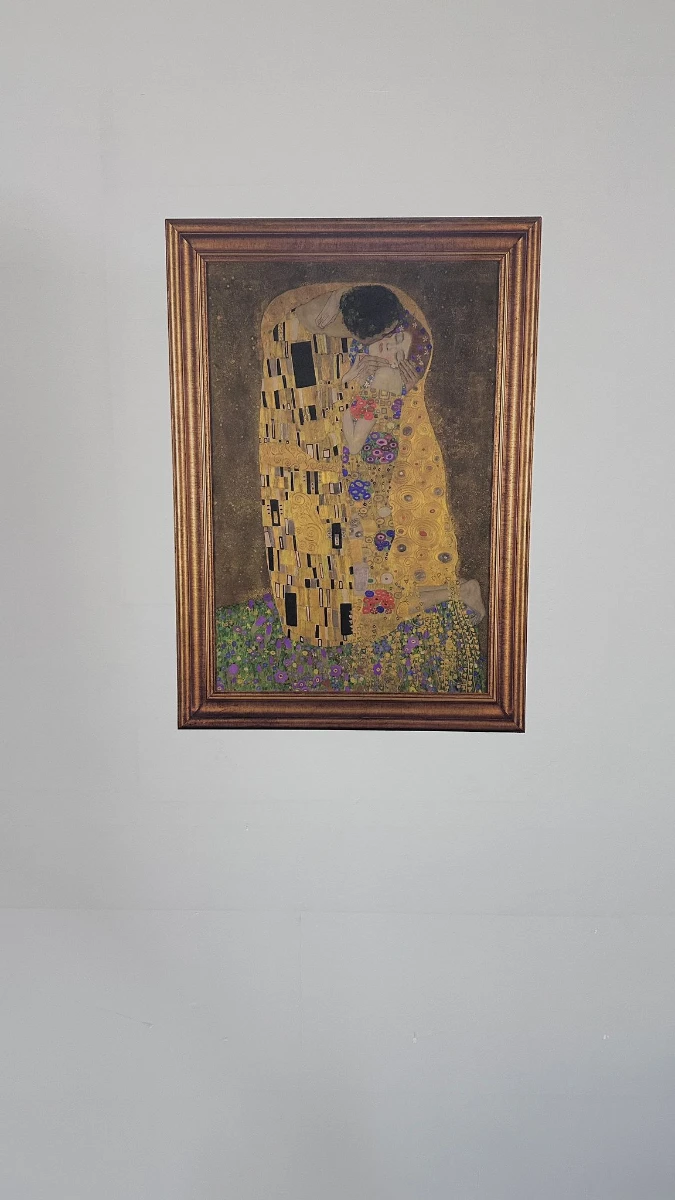 Öpücük Tablo - Poster Dünyaca Ünlü ( Model-28)