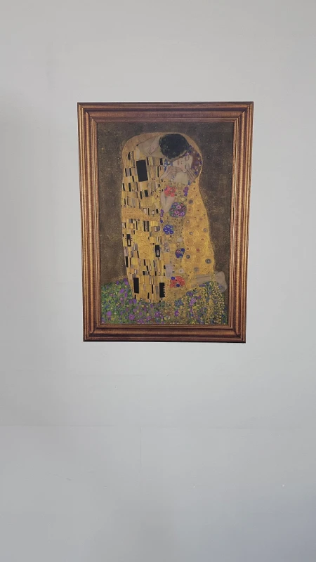 Öpücük Tablo - Poster Dünyaca Ünlü ( Model-28)