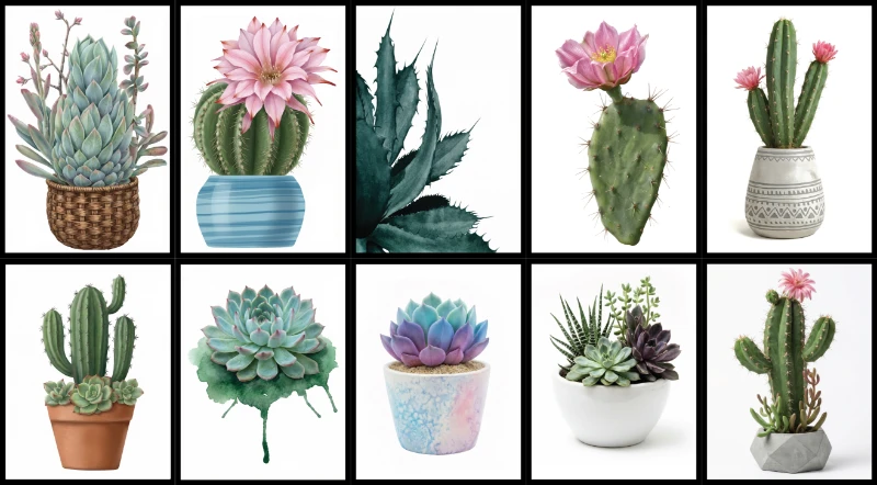 Statik Tutunma Özellikli Tablo - Poster Çiçek (Model- 7)