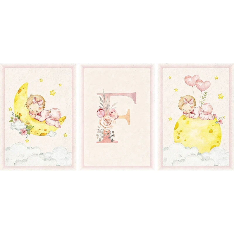 Statik Tutunma Özellikli Tablo - Poster Çocuk Odası (Model-30)